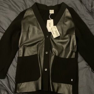 Bogner Black Cardigan Sweater